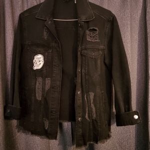 Ripped Denim Jacket